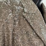 NEW House of Harlow 1960 Double Breasted Sequin Blazer Sz‎ M Gold Holiday Party Size M Photo 2