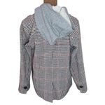 Mystree hooded layered houndstooth double breasted blazer size S Photo 24