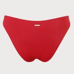Berlook Red Solid Low Waisted Bikini BOTTOM ONLY 66 Photo 4
