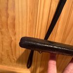 Jessica Simpson crossbody bag black faux leather textured metallic finish Photo 6