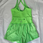 Free People Movement neon green romper size small Photo 0
