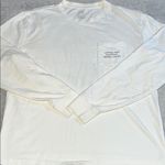 Ivory Ella  White Long Sleeve Shirt with Elephant Print sizeM.           order119 Photo 2