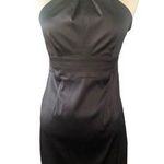 Donna Ricco cocktail dress satin and sequins sleeveless side zip size 2 petite Photo 0