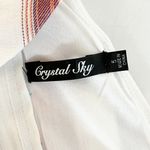 Crystal Sky Halter Neck Sleeveless Flare Leg Striped Tasseled Jumpsuit Pink 5 Size undefined Photo 4