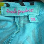 Fresh Produce  Mika Printed Cotton Dress Blue Plus Size Aline Photo 2