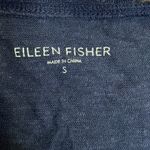 Eileen Fisher  organic cotton hemp blend navy sleeveless swing dress midi Photo 1