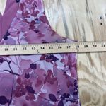 Ann Taylor Vintage  Silk Floral Midi Dress PSize 8P Y2K Occasion Romantic Church Photo 12