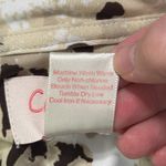 Coral Bay Gold Tan/Brown Animal Print Short Sleeve Polo Shirt size XL Tan Photo 8