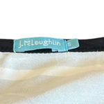 J. McLaughlin Back White Stripe Dress Shift 3/4 Sleeves Stretch Size Small Women Photo 10