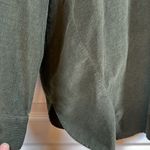 J.Jill Shirt Button Down Corduroy Long Sleeve Olive Size L/P Large EUC #1347-LA Photo 3