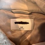 Babaton  Cream Pelli Vegan Leather Shirt Jacket Shacket Size 2XS Photo 6