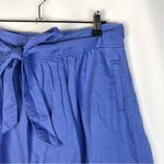 Downeast  Bright Blue Tie Waist A-Line Mini Skirt S Photo 2