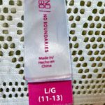 No Boundaries  Juniors' Lace UP Dress with Crochet Back, Rust Stripe Boho - Large Photo 9