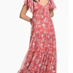 Sachin + Babi 💕 Kara Floral Print Tiered Maxi Dress Eastern Gouache Botanical 6 Photo 1