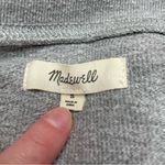 Madewell Terry Short Sleeve Sweatshirt Mini Dress in Heather Smoke Grey Small Photo 7