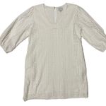 Evereve  Presley Eyelet Dress - White - Large Photo 0