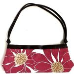 Victoria's Secret Victoria’s Secret Tote Pink Purse with Ivory/Gold Floral Print Photo 0