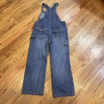 Gap Vintage  Denim Overalls Women's L Blue Carpenter Utility Adjustable Straps Photo 1