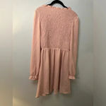 Everly  Dress Size Large Pale Pink Stretch Casual Flowy Photo 2