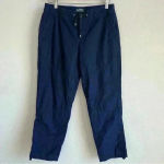 Ralph Lauren Lauren Active ‎ Crop Cargo Activewear Pant Women’s Size 6 Navy Blue Photo 2