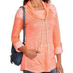 No Boundaries Lace Cowl Neck Blouse M Photo 0