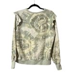 Marled Reunited Green Tie Dye Ruffled Marled Crewneck Sweatshirt  Photo 3