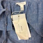 Soft Joie  Agneza Chambray Fringe Tank Top Linen Cotton Blend Size Medium New Photo 7