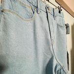 Good American NEW  Blue Good Boy Straight Jeans Equestrian Side Slit Size 2 | 26 Photo 8