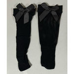Black Fishnet Bow Bows Anklets Ankle Socks Hosiery Lingerie 🖤 Size none Photo 1