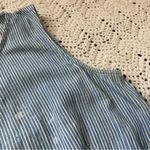 Sea New York Resort Collection 2015 Bleach Splatter Stripe Tiered Dress Blue (2) White Photo 9