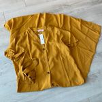 Simply Dresses Mustard Yellow Casual Short Sleeve Summer Dress Photo 5