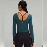 Lululemon  Align™ Long Sleeve Shirt in Jasper Green Photo 1