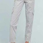 Anthropologie Sanctuary X Striped Ankle Cargo Jogger Pants Gray White 25 / 0 Photo 0