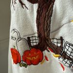 Holiday Editions Halloween Embroidered Applique Sweatshirt S White Photo 3