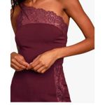 Free People  Premonitions‎ Bodycon Slip Dress Vetiver Bloom Purple Lace Boho NWT Photo 2