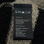 Urban Outfitters Cute and Cozy  Cream Black Striped Wrap Sweater Photo 7