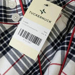 Tuckernuck  Americana Plaid 15 Inch Woven Renee Golf Skirt Size Medium NWT Photo 2