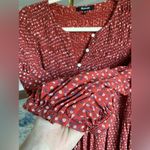 Madewell  Ditsy Floral Midi Dress Button XXS Cottagecore Autumn Boho Hipster Folk Photo 4