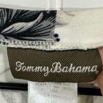 Tommy Bahama Floral T-Shirt Dress Women’s M White Black Hibiscus Cotton Stretch Photo 3