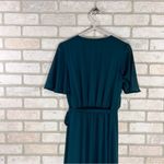 Show Me Your Mumu  Sophia Wrap Dress in Deep Jade Chiffon Size XS Photo 9