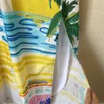 Vilagallo White Hawaiian Print Dress NWT Photo 6