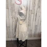 Kiwi + Punch Queen Cream Sundress XS – Smocked Bust, Adjustable Straps, Flowy Ra White Photo 2