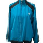 Adidas NWT Full Zip Racing Stripes Woven Warm Up Jacket Mesh Lining Women’s XL Photo 1