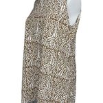 Made With Love Paisley Colorblock Print Sleeveless Boho Shift Mini Dress Size M Brown Size M Photo 1