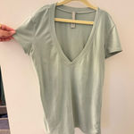 SKIMS  Mineral New Vintage V-Neck Short Sleeve Tee Photo 0