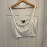 Danielle Bernstein NWT  White Satin Bustier Top Photo 1