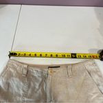 Eddie Bauer 100% Linen Tan Oatmeal Cropped Flowy Pants Photo 5