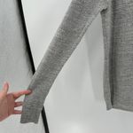 Roots  Gray Cotton Crew Neck Long Sleeve Pullover Knit Sweater Size Medium Photo 6