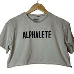 Alphalete  Womens Logo Crop T-Shirt Short Sleeve Top Size Small Photo 0