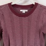 American Eagle  100% Cotton Red and White Stripe Long Sleeve Mini Dress Photo 2